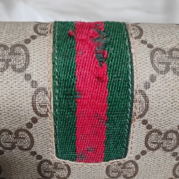 SALE! Auth Gucci Ophidia GG Monogram Supreme Sherry Line Vintage Shoulder Bag - Picture 12 of 16